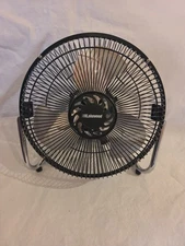 Vintage Lakewood HV-9 Electric 3 Speed Chrome Blade Frame Fan Perfect Sound