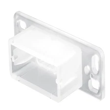 Prime-Line Plastic Center Guide Drawer Track Back Plate 1 pk (Pack of 5)
