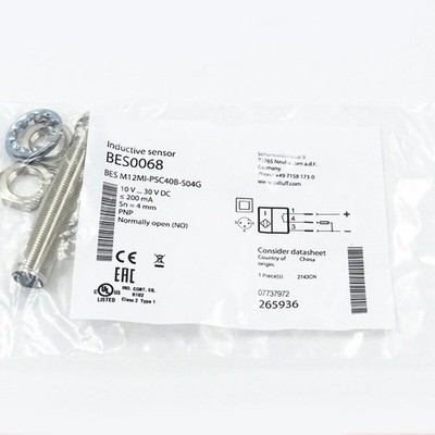 For   BES M12MI-PSC40B-S04G BES0068 Inductive Sensor #zc