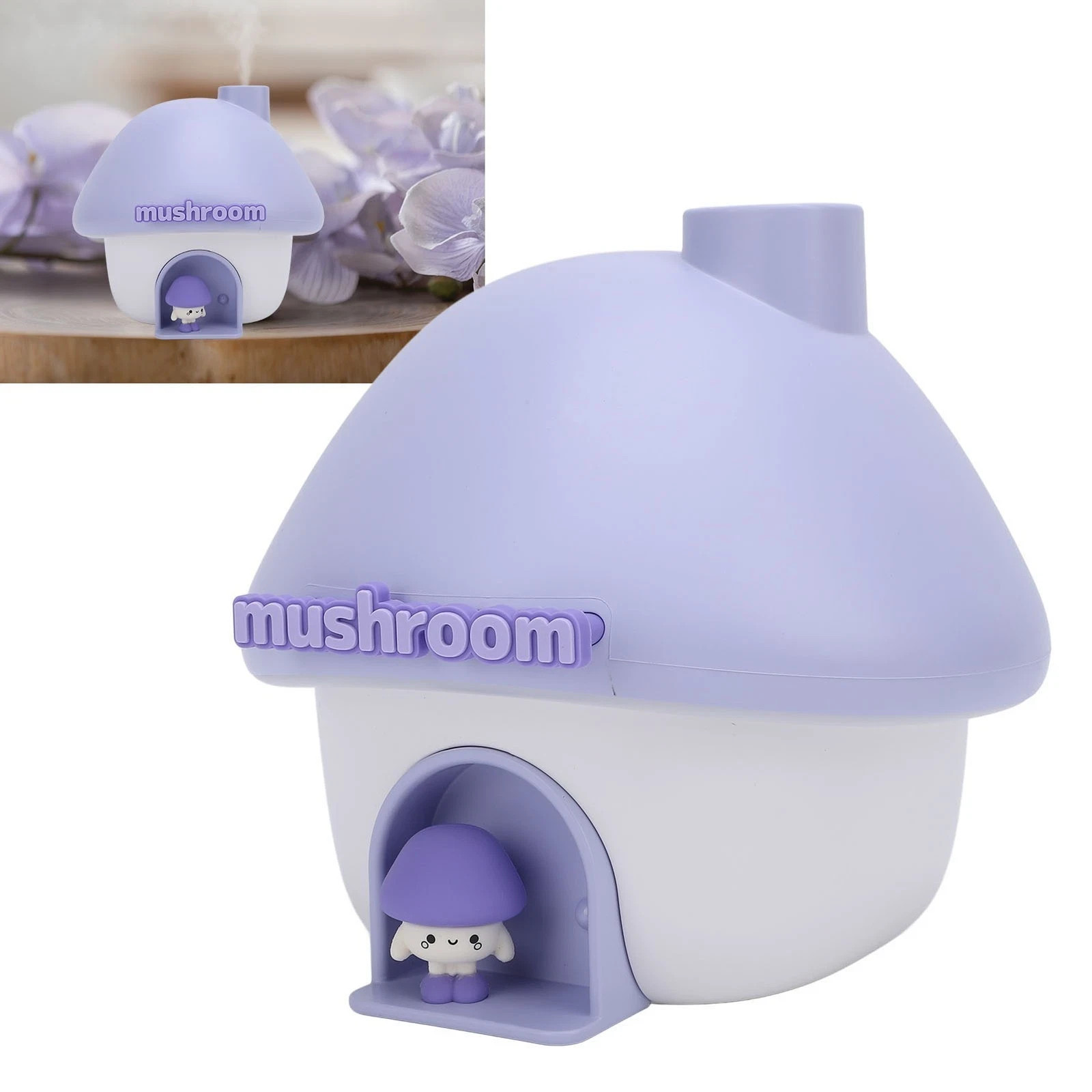 Mushroom House Design Personal 300ml Personal Desk Humidifie