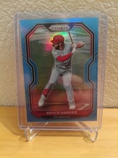 2021 Panini Prizm - Tier II Bryce Harper #187 Carolina Blue Prizm Free Shipping