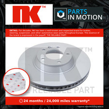 Image of Brake Disc Single Vented fits PORSCHE CAYENNE 92A 3.0D Front Left 2010 on 350mm