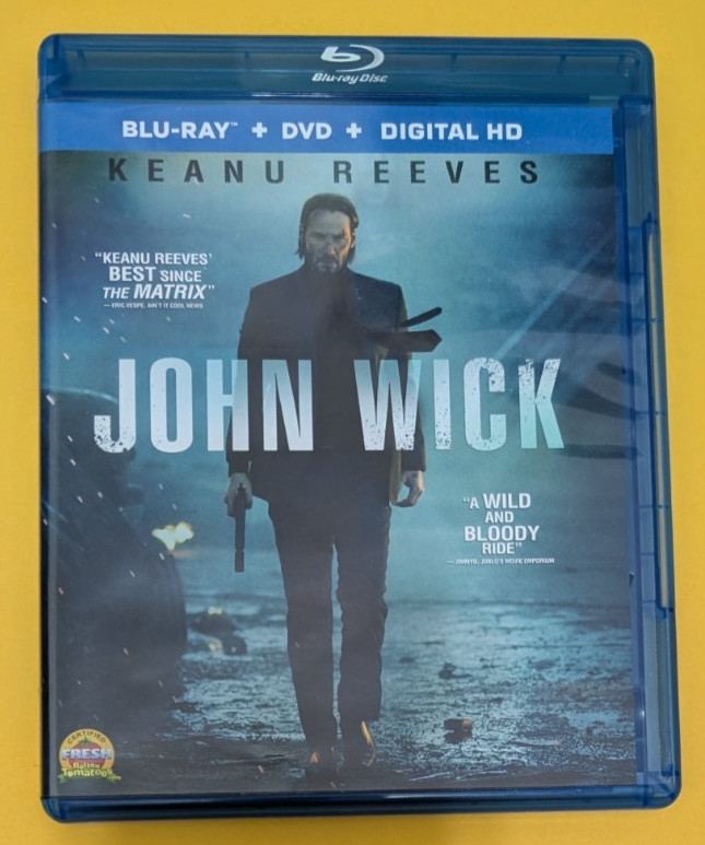 John Wick (Blu-ray + DVD, 2014) - No Digital