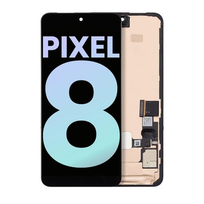 Genuine OEM Goggle Pixel 8 OLED Display Touchscreen +Frame+ (Fingerprint Sensor)