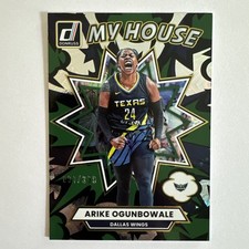 2025 Panini Donruss WNBA - My House Arike Ogunbowale #2 Green Fireworks 91/399!