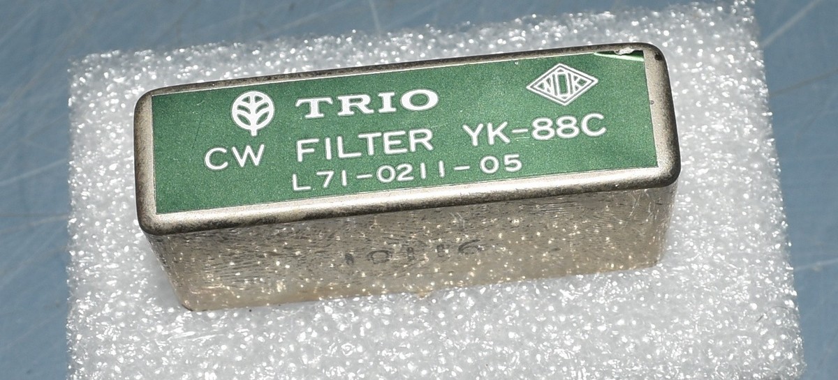 ●KENWOOD CWフィルター YK-88C-1 (500Hz) 止めビス付き TRIO-KENWOOD YK-88C-1 500Hz CW FILTER TS-850S TS-450S TS