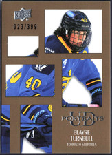 BLAYRE TURNBULL 2024-25 Upper Deck PWHL GOLD UD PORTRAITS Toronto Sceptres #/399