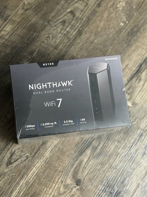 NETGEAR Nighthawk RS150 Wi-Fi 7 Router BE5000 Dual-Band 5Gbps New 