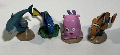 Disney Store Finding Dory / Nemo Figure Play Set 4 Pc PVC Cake Topper (F7)