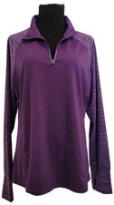Ideology Purple Tech Material Long Sleeve Run...