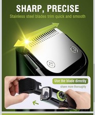 Vacuum Beard Trimmer for Men, Mustache Trimmer with 20 Length and Styles
