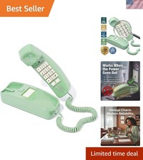 Easy-to-Use iSoHo Corded Phone for Seniors - Vintage Style with Big Buttons