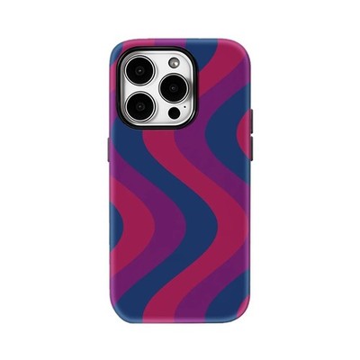 Wavy Color Layers Case for Apple iPhone 17 16 15 14 13 12 11 Pro Max Plus Air