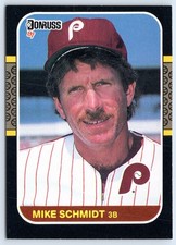 MIKE SCHMIDT 1987 DONRUSS MLB BASEBALL #139 NRMINT+       94113
