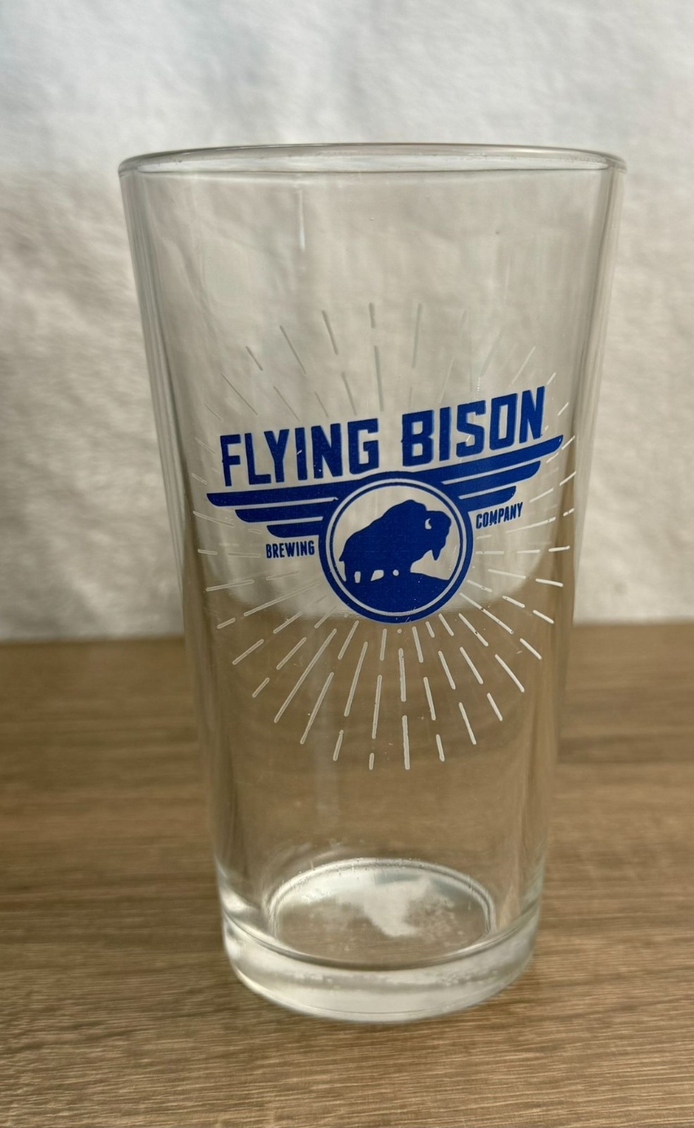 Set of 3 Brewery Pint Glasses – Flying Bison, Southern Tier, Great Lakes Brewing