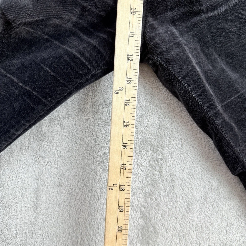 Calça Chemin De Fer Vintage Feminina 32 Veludo Preto Anos 70 Anos 80 Retrô Rara - Imagem 4 de 4