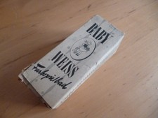 Baby Weiss Pulver Flasche Farbsp&uuml;lbad - Vintage