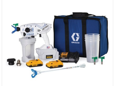 #ad Graco 25R791 20V 5 16 Gal Tank Capacity Cordless Handheld Sprayer Kit $200.00