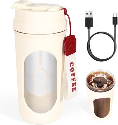 Office Automatic Electric Self Stirring Mug Cup Mixing Coffee Milk Tea Beer US