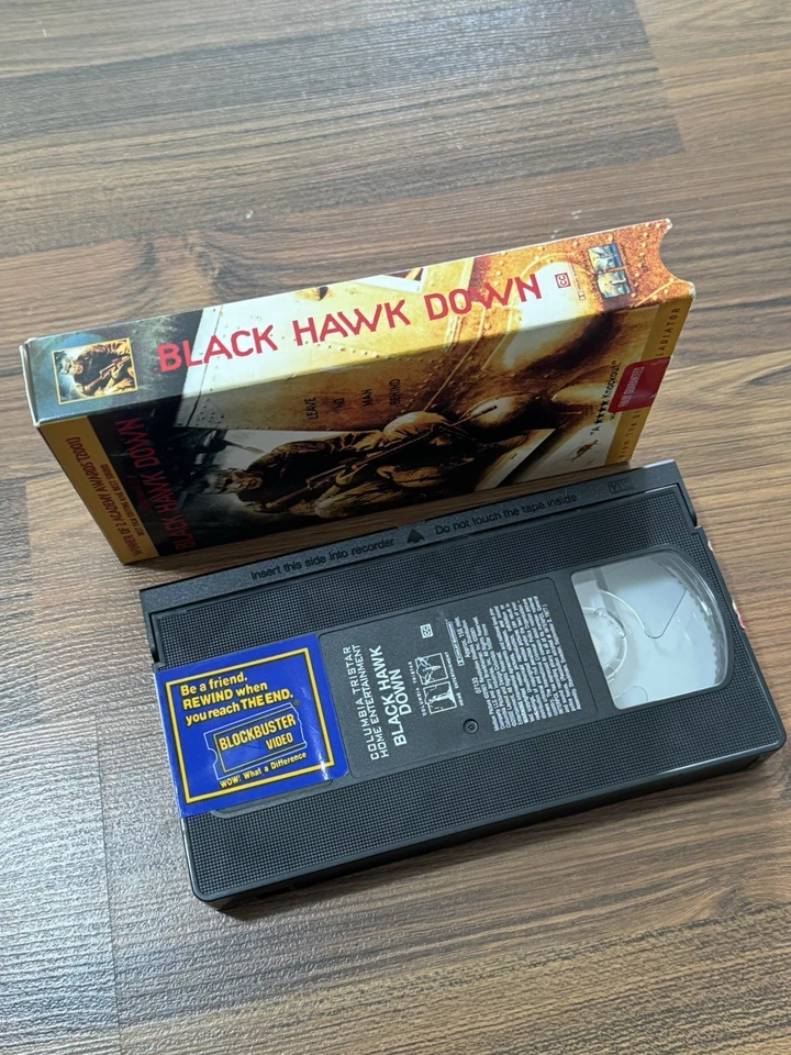 Black Hawk Down (VHS, 2002) Josh Harnett Ewan McGregor Tested Working - Image 3 of 4