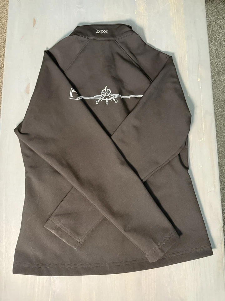 Chaqueta Cirrus Aircraft Dri Duck para mujer talla pequeña negra SR 22 con cremallera Foto 4 de 4