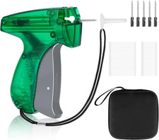 Tagging Gun for Clothing, Green Tag Gun Kit with 5 Needles, 1120 Barbs Fasteners