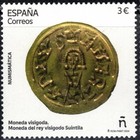 2024 Spain Coin Vizigot Gold Tremissis MNH
