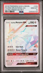 Dusk Mane Necrozma GX 163/156 Secret Rare Ultra Prism