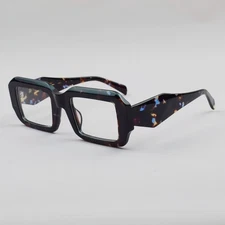 Thick Acetate Eyeglasses Frames Square Reading Glasses Fashion Retro Men Women