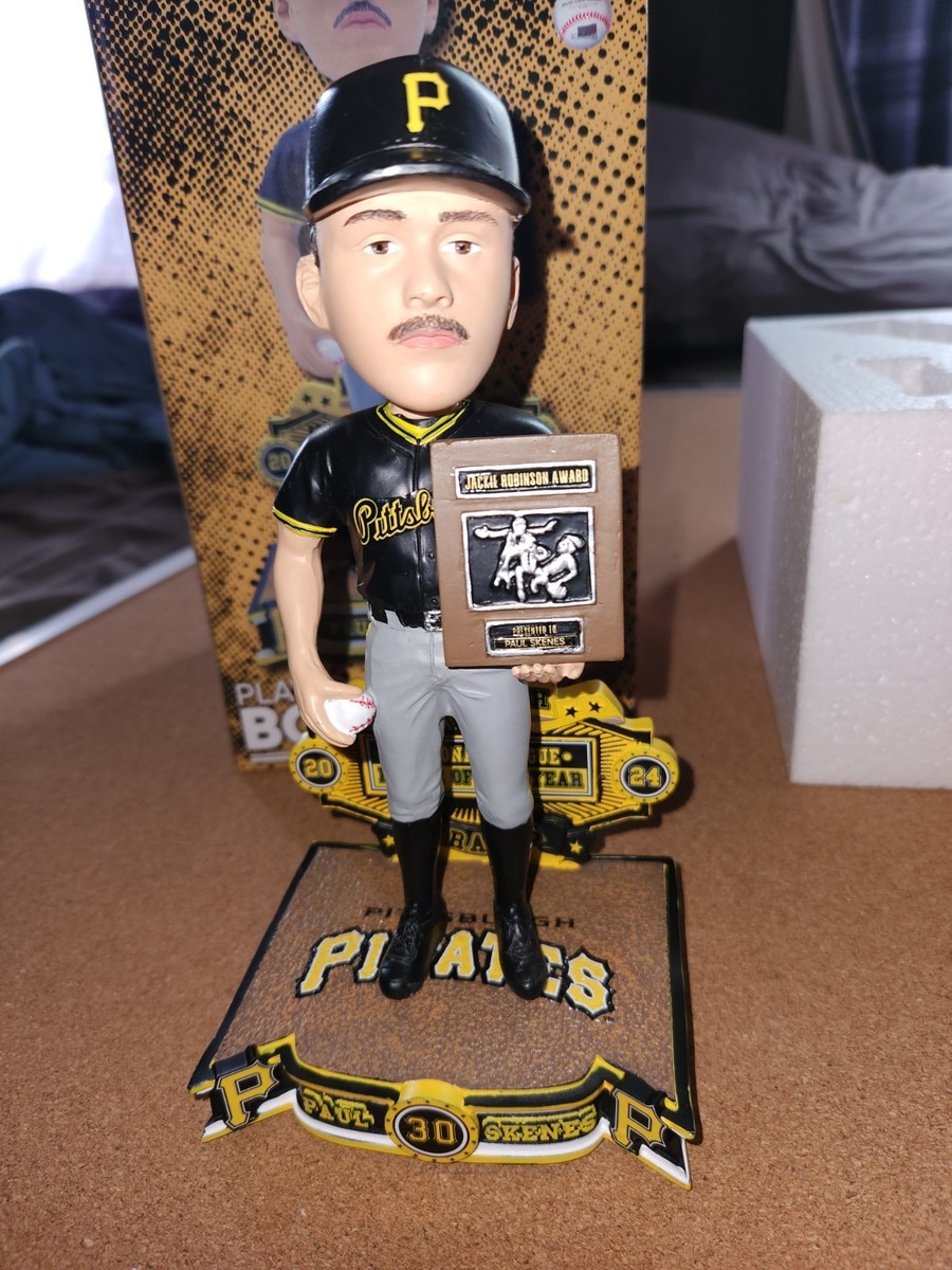 Paul Skenes 2024 NL Rookie of the Year Bobblehead Doll FOCO NEW LE