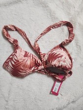Tropical Bikini Top Size Small NWT