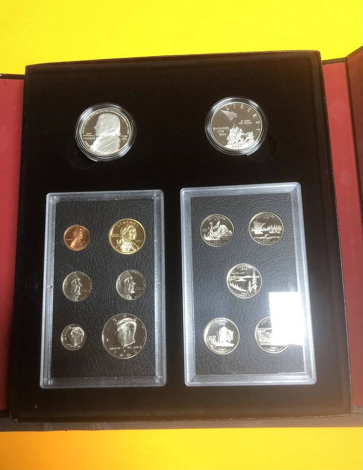 Juego de prueba de plata American Legacy Collection 2005 como nuevo en Estados Unidos auténtico comprado directamente Foto 3 de 4