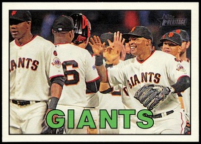 2016 Topps Heritage #370 San Francisco Giants