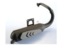 Polini Original Kpl. Auspuffanlage - Schwarz Peugeot Trekker 50 2T R 1999