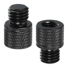 2Pcs Tripod Screw Adapter 3/8" Female to M12 Male Tripod Nut Camera Mount Screw