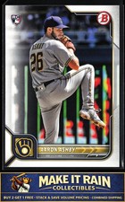 Aaron Ashby 2022 Bowman #21 Milwaukee Brewers Rookie RC