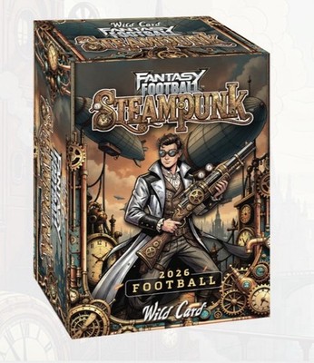 2026 Wild Card Fantasy Football Steampunk box! Factory Sealed & In Stock!!