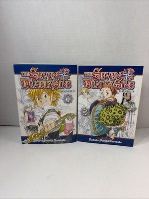 The Seven Deadly Sins Omnibus 1 & 2 (Vol. 1-6) VGC - Dakar s Suzuki - Rated 16+