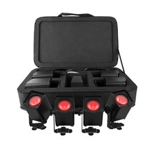 Chauvet DJ Freedom H1 IP X4 Outdoor-Rated Palm-Sized Wash Light 4 Pack