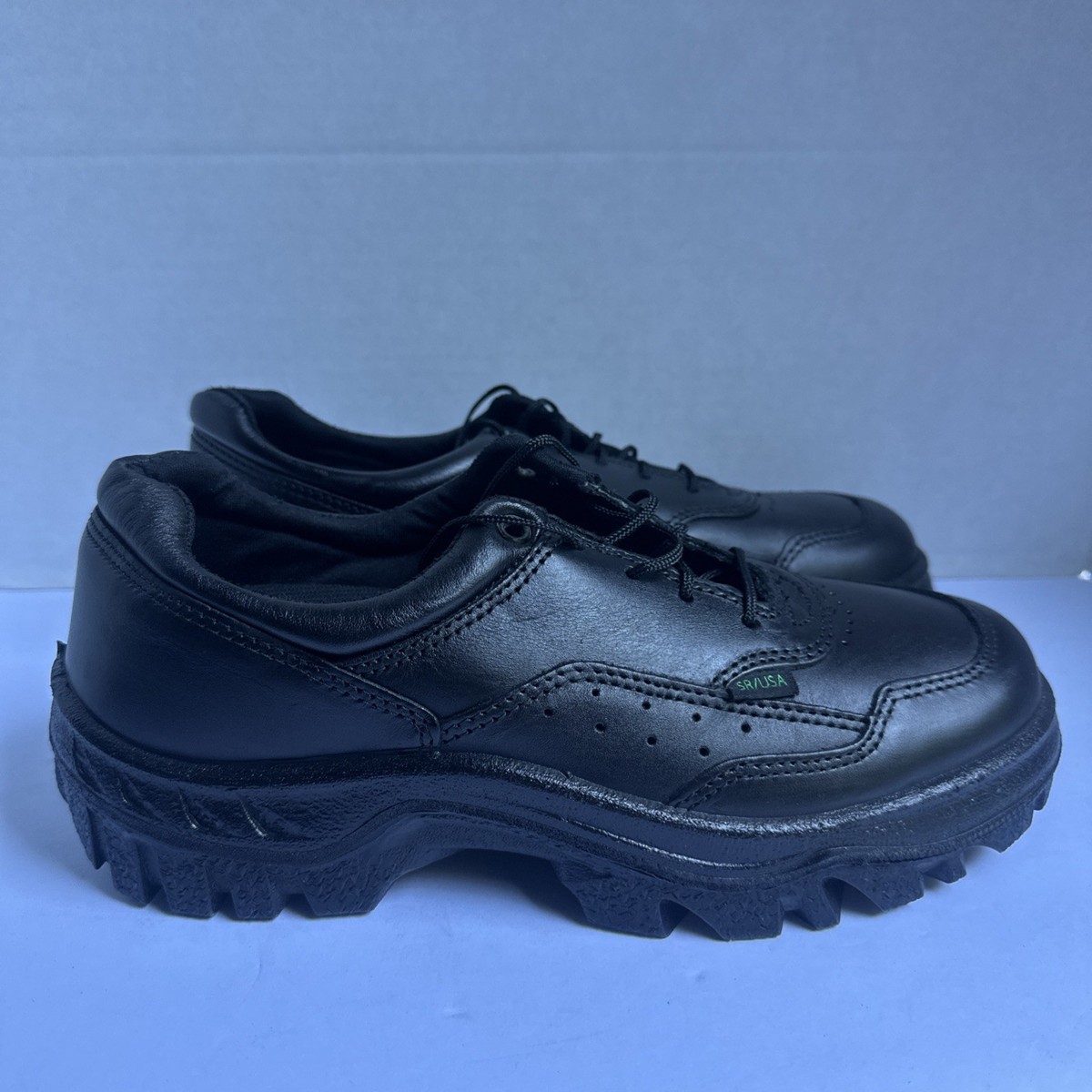 Rocky Mens 8M BLK Leather Postal TMC Duty Series USPS Oil/Slip Resistant Shoes — product photo 1 of 6