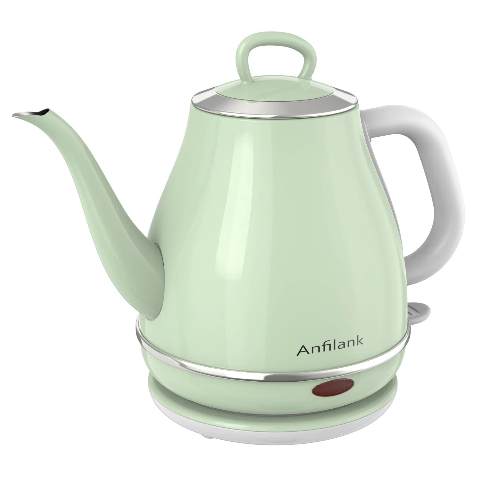 Anfilank Electric Gooseneck Kettle, 1L 1500WFast Boil, 100 Stainless Steel BP...