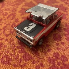 AFX Red Ford Bronco Baja 3 Roof Slot Car HO