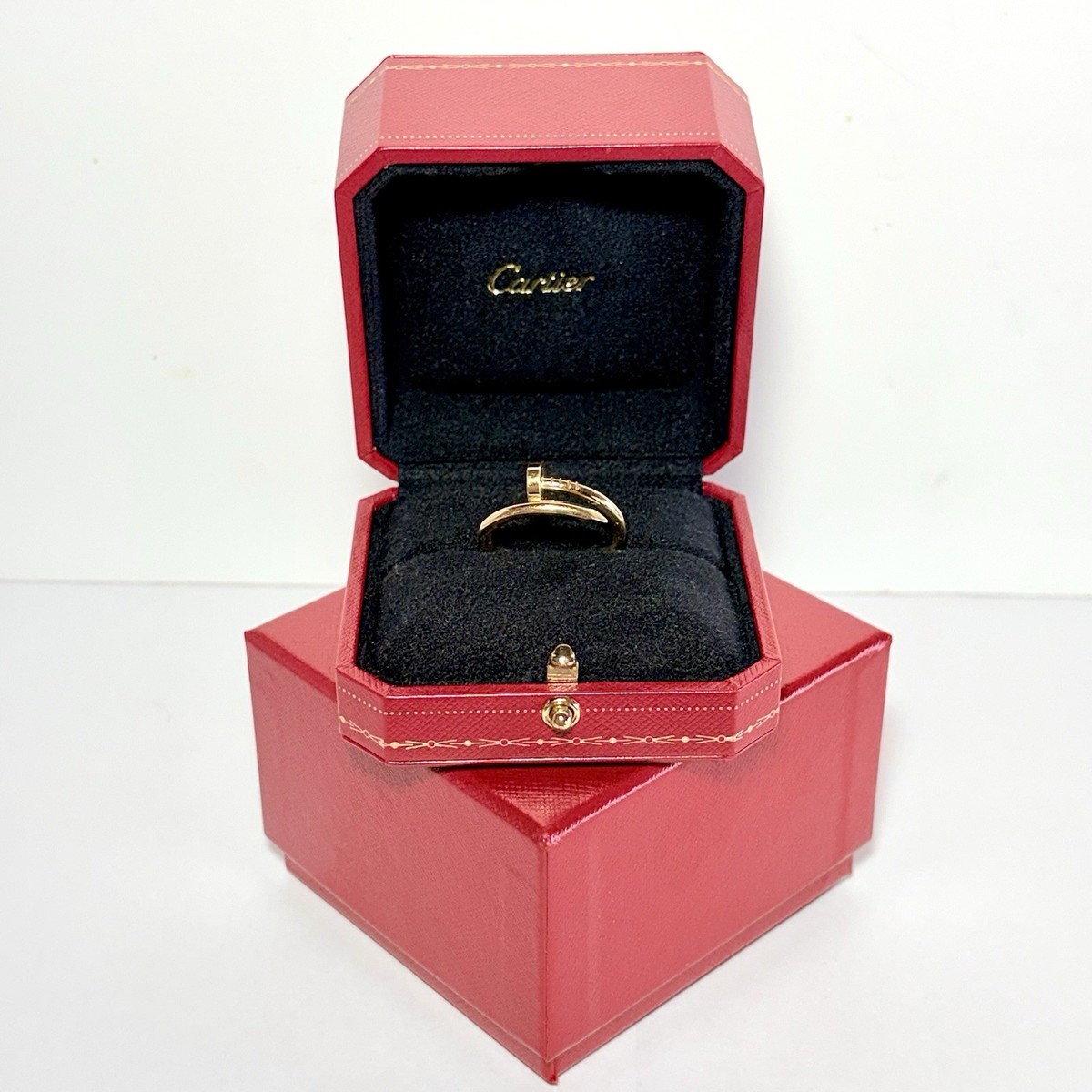 Cartier Juste Un Clou Ring Classic Model 18K Yellow Gold Size 65
