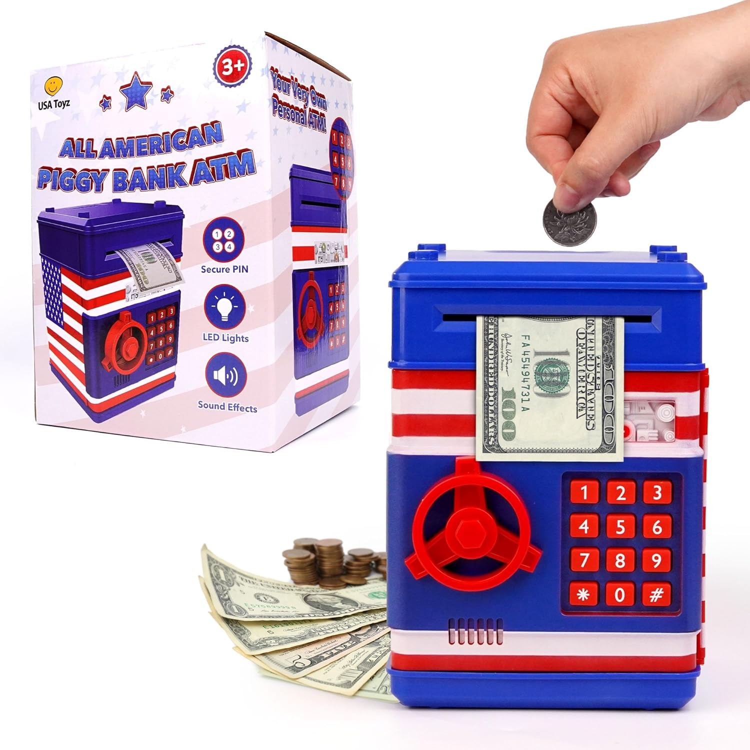 USA Toyz All-American Electronic Piggy Bank for Kids