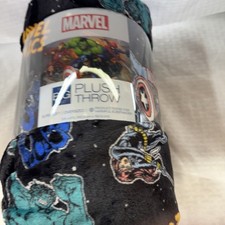 Marvel The Big One Oversized Plush Throw Blanket Retro Comic 6'x5' Marvel