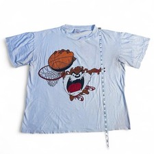 Vintage 90s Taz Looney Tunes single stitch basketball AOP T-shirt