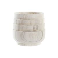 Blumentopf Dkd Home Decor Braun NatüRlich Karriert Boho 17 X 17 X 16 Cm