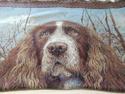 Springer Spainel Dog Throw Blanket, Killen Brand 50'' X 60'' Fringed