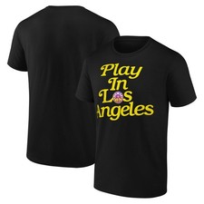 Unisex Black Los Angeles Sparks Play In T-Shirt