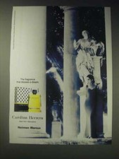1989 Carolina Herrera Perfume Ad - The fragrance that dresses a dream